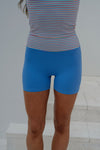 Striped Biker Short