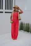 Wide Leg Towel Pant