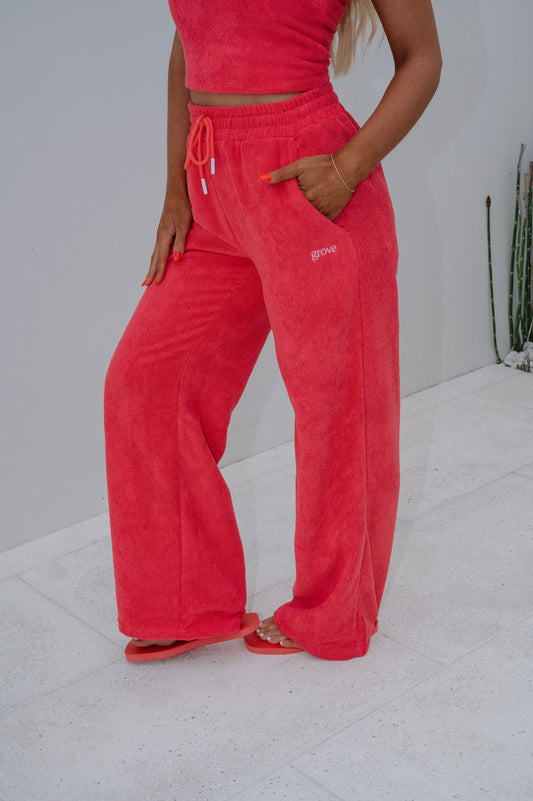 Wide Leg Towel Pant
