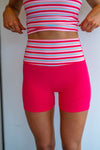 Patch Biker Short