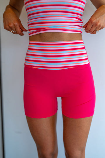 Patch Biker Short