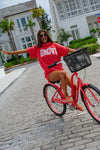 Rolled Neck Towel Sweatshirt
