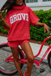 Rolled Neck Towel Sweatshirt