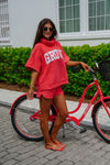 Rolled Neck Towel Sweatshirt