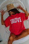 Rolled Neck Towel Sweatshirt
