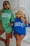 Rolled Neck Towel Sweatshirt