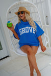 Rolled Neck Towel Sweatshirt