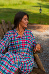 Loose Button Up Pajama Top