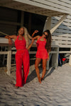 Wide Leg Towel Pant