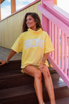Rolled Neck Towel Sweatshirt