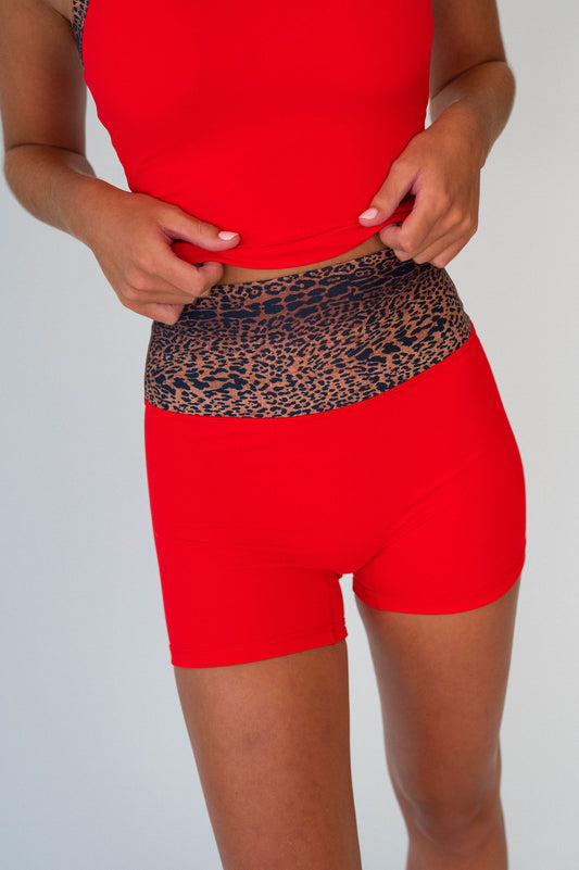 Patch Biker Short