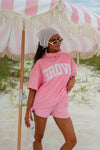 Rolled Neck Towel Sweatshirt