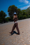 Foldover Wide Leg Pant