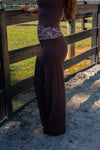 Foldover Wide Leg Pant
