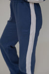 Colorblock Wide Leg Sweatpant
