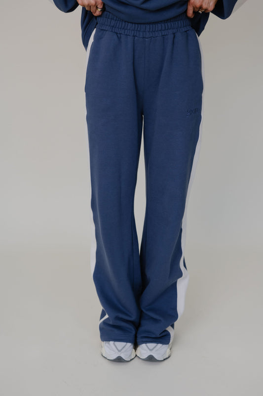Colorblock Wide Leg Sweatpant